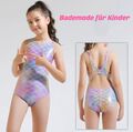 Mädchen Kinder Badeanzug Schwimmanzug Einteiler Größe 130-140cm