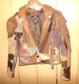 Echt- Leder Jacke *von Exclusives Baez* Größe S 36 38 40 Damenjacke Biker Look