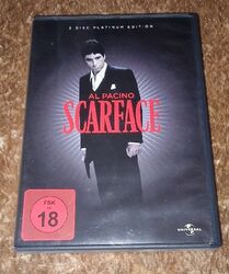 Scarface - Al Pacino  ( 2-Disc Platinum Edition DVD )  Deutsch  FSK18 