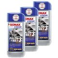 3x SONAX XTREME Polish+Wax 3 Hybrid NPT Politur Wachs Pflege 500 ml