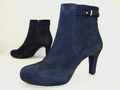 Unisa Stiefelette Stiefel Boots Damen Schuhe Leder Gr.41 Blau