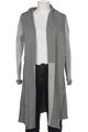 Deerberg Strickjacke Damen Cardigan Jacke Gr. M Baumwolle Grau #l1079dr