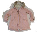 Damen, Only Winter lange Jacke, Mantel, Canvas  ~Gr. L ~ rosa Neuw.