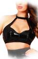 Ledapol - Extravaganter Lack Neckholder BH mit Halsband in diversen Farben