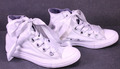 Converse All Star Big Eyelets Hi Damen Chucks Sneaker Gr. 39,5 grau silber BC126