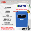 11KW Solar Inverter Wechselrichter On-Grid+Off-Grid Hybrid 2*MPPT 48V 160A WIFI