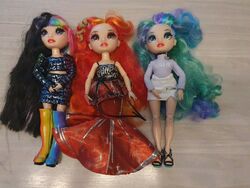 3 x Rainbow High Puppen  Set gut erhalten