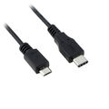 R19 USB 3.1 Typ C Stecker auf micro USB 2.0 Stecker Datenkabel Ladenkabel 1m