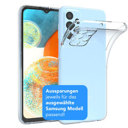 EAZY CASE Premium Schutzhülle Silikon Handyhülle Cover Tasche Slim Transparent