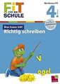 FiT FÜR DIE SCHULE: Das kann ich!  Richtig schreiben. 4.... | Buch | Zustand gut