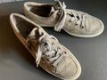 Paul Green, Loafer Sneaker Gr. 39/ 6 grau beige glitzernd