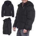 Tommy Jeans Herren Daunenjacke Jacke Winterjacke Men Jacket Steppjacke Schwarz