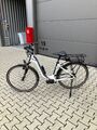 Damen Fahrrad, E-Bike, 28", bau/weiß - ohne Batterie