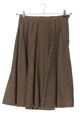 TREVIRA High Waist Rock Damen Gr. DE 42 bronzefarben-schwarz Vintage-Look