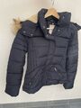 Esprit Damen Winterjacke Jacke Blau Kapuze Gr.34 /36 XS Neu