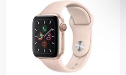 APPLE Watch Series 5 (GPS + Cellular) 40mm Smartwatch Aluminium Sandrosa