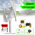 3000W 12V 24V 48V Vertikal Axies Windkraftanlage Generator Wechselrichter Regler