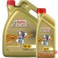 6L = 5L + 1L CASTROL EDGE 5W-30 LL ÖL BMW LL-04 VW 50400 50700 MB 22931 22951