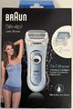 Braun Silk-épil Lady Shaver Damenrasierer elektrisch 5160 blau 3 in 1 Neuwertig