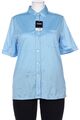 Peter Hahn Bluse Damen Oberteil Hemd Hemdbluse Gr. EU 42 Baumwolle Blau #slb810q