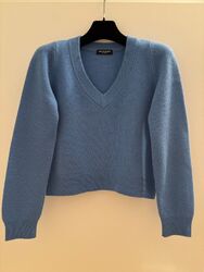 Exklusiver kuscheliger Pullover  von Repeat, Gr. 34-36, Himmel blau100% Kaschmir