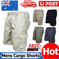 Herren-Cargo-Shorts Kurze Hosen Mit Elastischem Bund Arbeitskleidung Outdoor- 丷