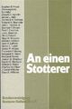 An einen Stotterer