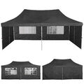 Faltbar Pavillon 3x3/6m Pop Up Gartenzelt Wasserdicht UV-Schutz Festzelt Pavilon