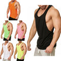 Herren Tanktop Muskelshirt Bodybuilding Fitness Sport Achselshirt Stringer Shirt
