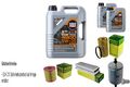 MANN Inspektionspaket 7 L LIQUI MOLY Top Tec 4200 5W-30 für Audi A6 Avant 4F5