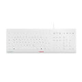 CHERRY JK-8502DE-0 CHERRY STREAM PROTECT Tastatur kabelgebunden weiß