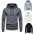 Herren Basic Kapuzenpullover Sweatjacke Pullover Hoodie Casual Sweatshirt Kapuze