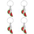 4 PCS -Schlüsselanhänger Wassermelone Sommer Mädchen