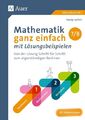 Mathematik ganz einfach mit Lösungsbeispielen 7-8 - Hardy Sei...