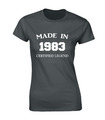 MADE IN 1983 DAMEN T-SHIRT 40. GEBURTSTAG GESCHENKIDEE TOP LUSTIG COOL