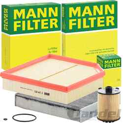 MANN FILTER INSPEKTIONSPAKET passend für VOLVO XC40 536/163-250PS B3/4 T4/5 D3/4