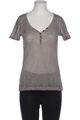 Comma T-Shirt Damen Shirt Kurzärmliges Oberteil Gr. EU 38 Grau #p10ik5l