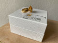 JUST CAVALLI Boule Damen Ring 55 gelb Solitär Designer Schmuck anello donna box