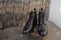 MEERMIN Jumper Boots/Stiefel BLACK Boxcalf Rahmengenäht UK 8 Goodyear Welted