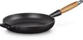 Le Creuset Signature gusseiserne Bratpfanne mit Holzgriff 28 cm Schwarz matt, 20