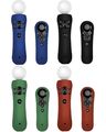 4x PACK Set Silikon Skin Schutz-Hülle für Sony PS Move VR Controller PS3 PS4 PS5