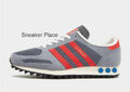 Adidas Originals LA Trainer Turnschuhe IN Dunkelgrau und Rot Limitierter Vorrat