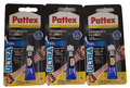 3 Stück 3 x 1g Pattex Gel Mini Trio Sekundenkleber Ultra Kleber Klebstoff