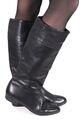 Damenstiefel Lederstiefel Leder Vintage Elegant Stiefel 41