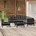 Garten Lounge Set Kissen Gartenmöbel Sofa Sitzgruppe 6-tlg. Kiefernholz vidaXL