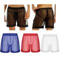 DE CHICTRY Herren Boxershorts Transparente Hosen Swim Trunks Shorts Nachtwäsche