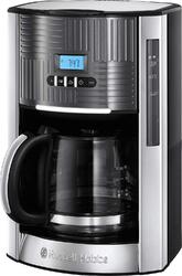 RUSSELL HOBBS Kaffeemaschine Geo Steel 25270-56 Digital Glaskanne Timer 12Tassen