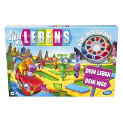 Hasbro Spiel des Lebens Brettspiel Familienspiel Bunt