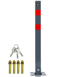 Absperrpfosten Klappbar 65cm Kette Poller Stilpoller Parkplatzsperre 1-5 Set