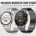 Edelstahl Metall Armband Für Huawei Watch 4 3 2 Pro GT 4 46mm GT 3 GT 2e 2 42mm